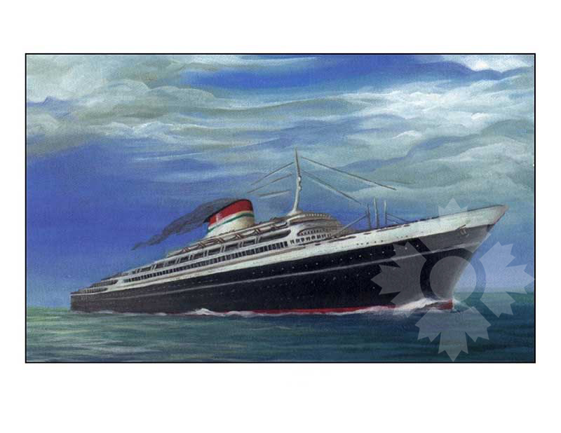 Photo en couleur du navire Andrea doria (SS)