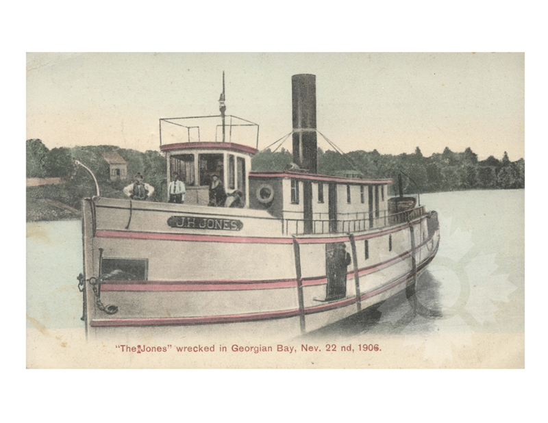 Colored photo of the ship Jh jones (SS) (1888-1906)
