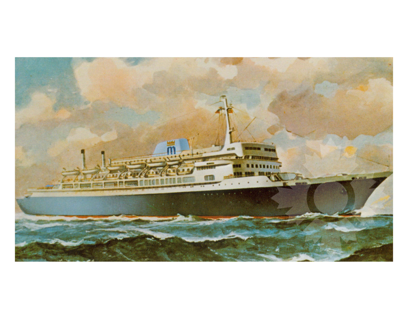 Colored photo of the ship Monarch Sun (SS) (1975-1978)