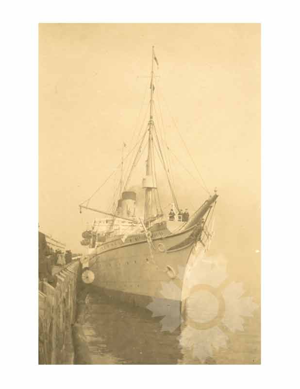 Colored photo of the ship Empress of China (RMS) (1891-1912)