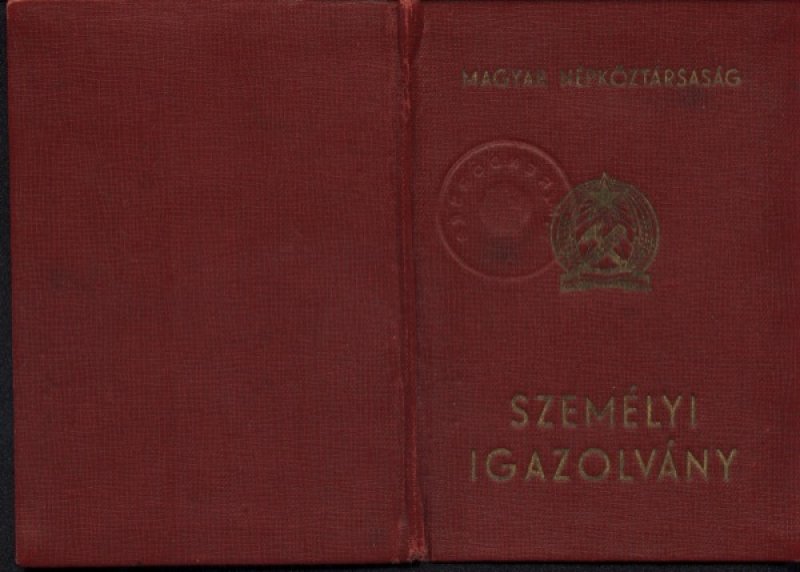 Ferenc Nilof's Hungarian ID. Canadian Museum of Immigration at Pier 21 (DI2013.1348.9a).