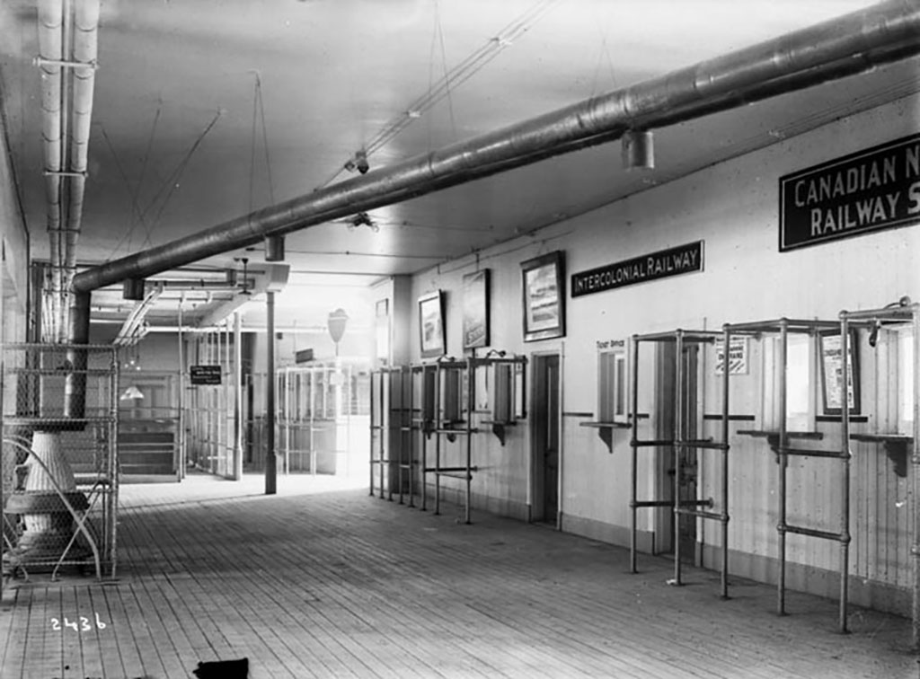 Immigration sheds.