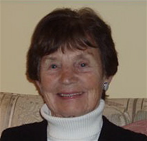 Recent color photograph of older Hazel Munro.