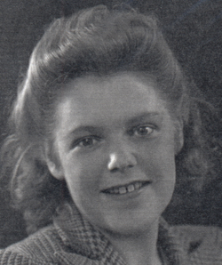Portrait of Mary as a young woman.