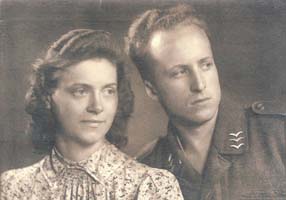Portrait of Rudolf and Margot as a young couple.